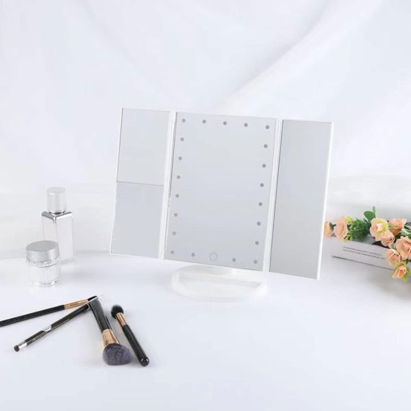 ESPEJO PARA MAQUILLAJE BLANCO CON LUZ LED - Imagen 5