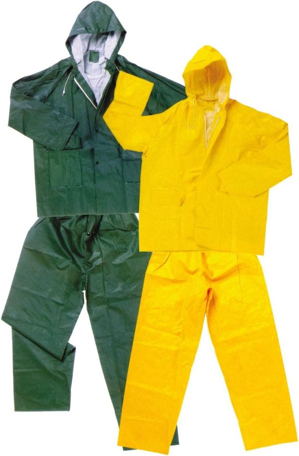 CONJUTO IMPERMEABLE PARA LLUVIA SIN CINTA REFLECTIVA - Imagen 2
