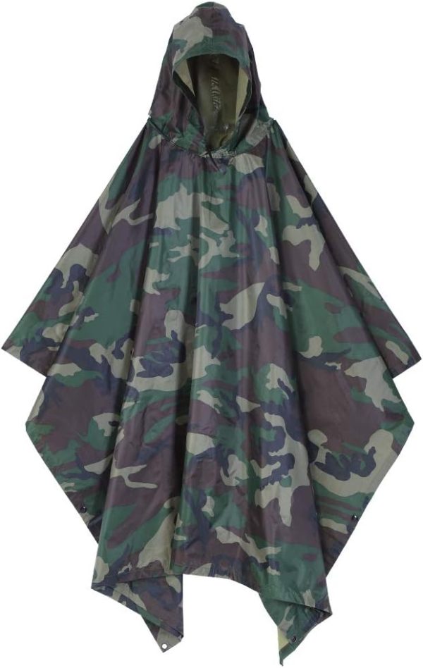 CAPA IMPERMEABLE PARA LLUVIA SIN CINTA REFLECTIVA