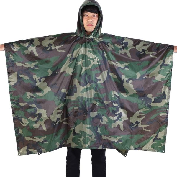 CAPA IMPERMEABLE PARA LLUVIA SIN CINTA REFLECTIVA - Imagen 3
