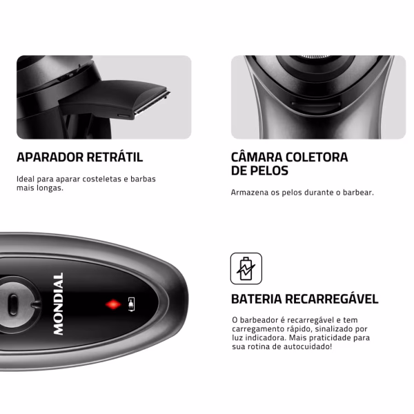 BARBEADOR POWER SHAVE BE-02 - Imagen 2