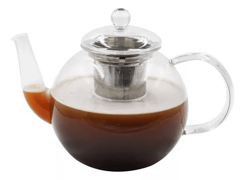 TETERA 1500ML VIDRIO BOROSIL INFUSOR A.INOX