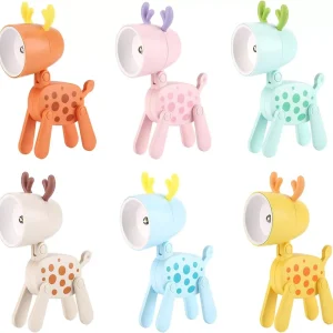 MINI LAMPARA DE ANIMALES PARA ESCRITORIO DE ANIMALES A PILA