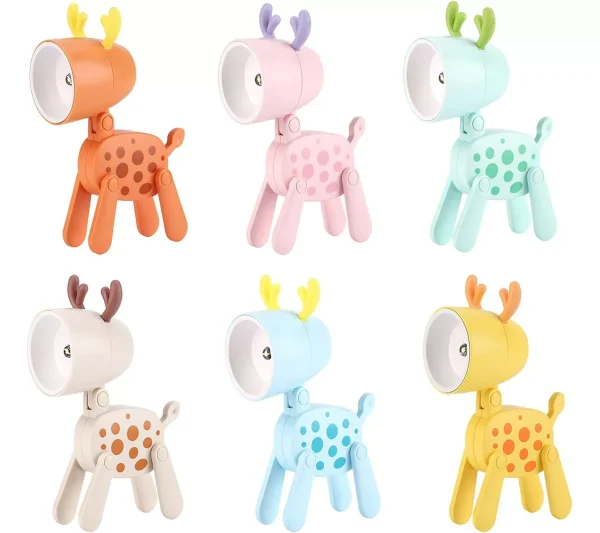 MINI LAMPARA DE ANIMALES PARA ESCRITORIO DE ANIMALES A PILA