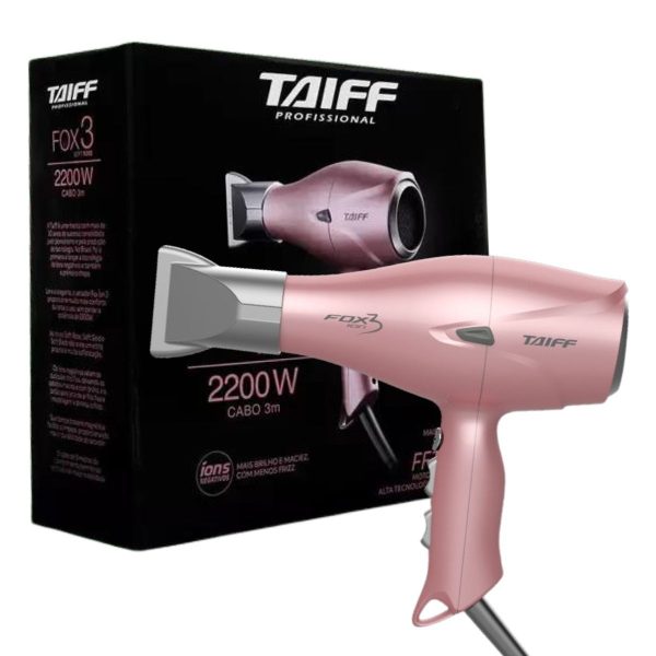 SECADOR - FOX ION 3 SOFT ROSE 2200 WATTS  CABLE 3 METROS FOX ION 3 SOFT ROSE - Imagen 2