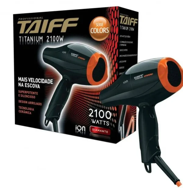 SECADOR - TITANIUM LARANJA 2100 WATTS  CABLE 3 METROS TITANIUM LARANJA - Imagen 2