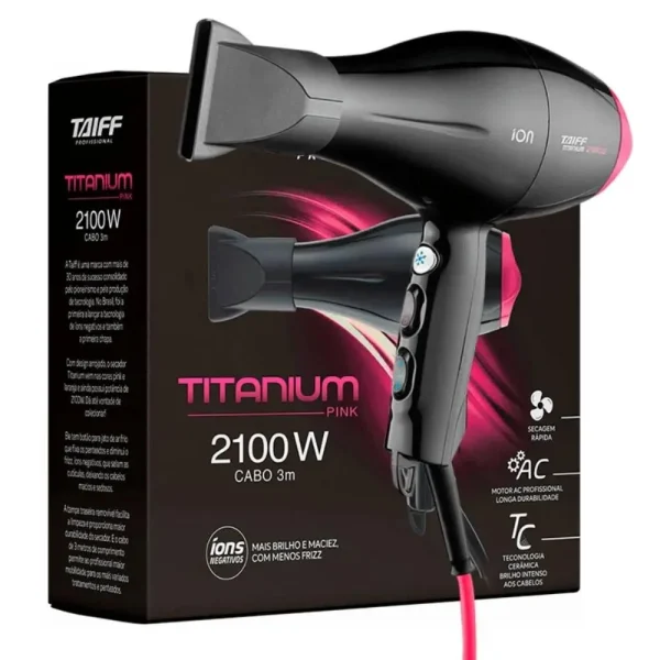 SECADOR - TITANIUM PINK 2100 WATTS  CABLE 3 METROS TITANIUM PINK - Imagen 4