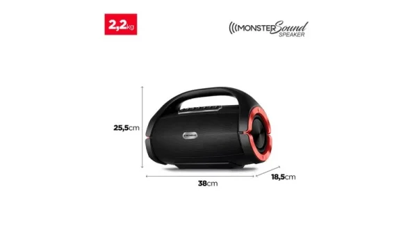 PARLANTE SPEAKER MONSTER SOUND 150W RMS SK-06 - Imagen 2