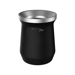 MATE 230ML ACERO INOXIDABLE NEGRO SELECTA