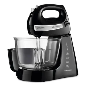 BATIDORA BELLA MASA INOX 500W 4 VELOCIDADES / 2 BOLS HECHO EN BRASIL B-23-NP