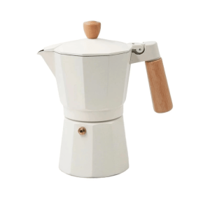 CAFETERA ITAL. ALUM 300ML 6T CREMA M/MAD VARENNA