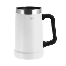 JARRA CERVEZA 700ML DOBLE PARED BLANCO SELECTA