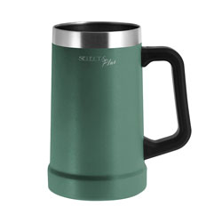 JARRA CERVEZA 700ML DOBLE PARED VERDE SELECTA