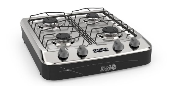 COCINA A GAS JAM 4H DE MESA MOD. LAGUNA - NEGRO - Imagen 4