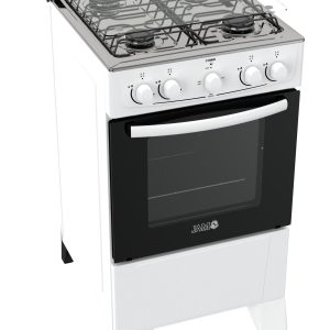 COCINA A GAS JAM COMBI 4H CON HORNO ELECTRICO BLANCO'