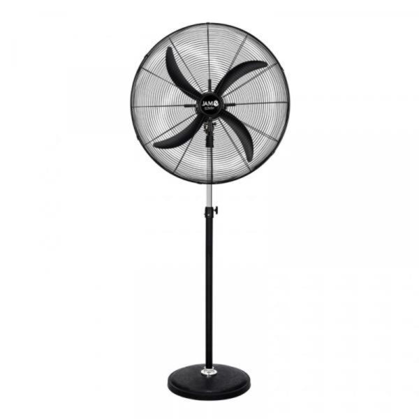 VENTILADOR INDUSTRIAL DE PIE JAM JM130 4CUCHIL/NEGRO30"BASE RED250W 220V/50HZ**