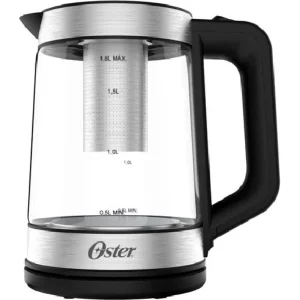 HERVIDOR ELECTRICO OSTER OCEL704-220 CON INFUSOR DE TE, 1850W
