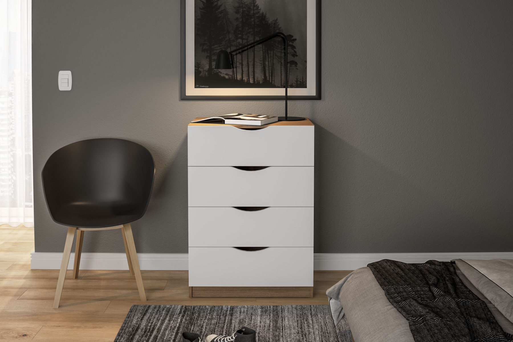 COMODA CANADA POLITORNO 180372 CASTAÑO / BLANCO