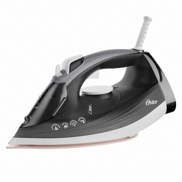 PLANCHA OSTER GCSTEP2501-053 DE VAPOR SUELA DE CERÁMICA ANTI-RAYONES GRIS