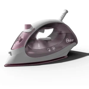 PLANCHA OSTER GCSTBS5003-053 DE VAPOR COMPACTA Y SUELA ANTIADHERENTE 1200W ROSA