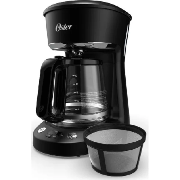 CAFETERA PROGRAMABLE OSTER BVSTDCP12B-053-2 12 TAZAS CON AUTO APAGADO