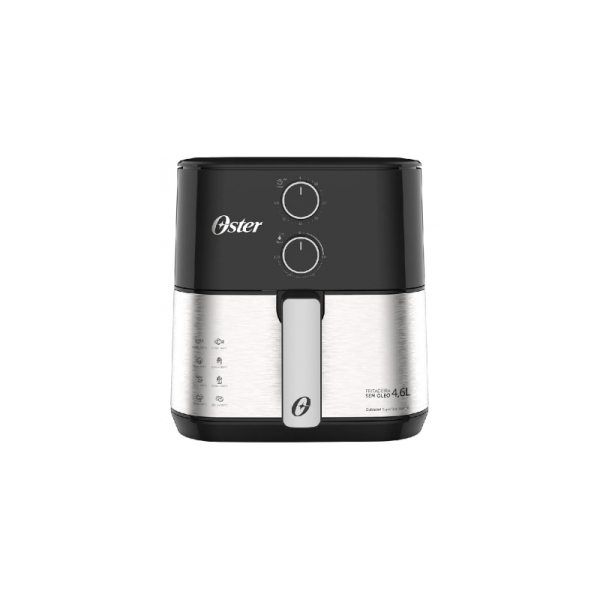 FREIDORA DE AIRE OSTER OFRT520-220-2 ACERO INOX 4,6LTS TEMP. DE 80° HASTA 200° - Imagen 2