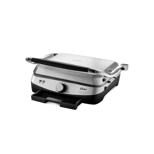 PARRILLA OSTER BIOCERAMICA 100% NATURAL CKSTPA4881-057 2 EN 1 APERTURA 180° - Imagen 4