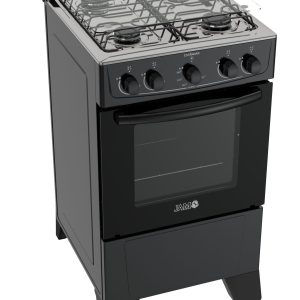 COCINA A GAS DE 4H ESTANDAR NEGRO