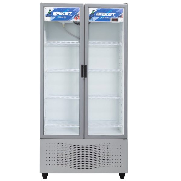 EXHIBIDORA BRIKET M8000 DOBLE PUERTA LUZ LED PERIMETRAL. R290 - Imagen 2