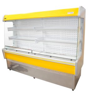 GONDOLA REFRIGERADA PARA VERDURAS FRIDER 2.50 M. EQUIPADA CON MOTOR +2° A +6°C