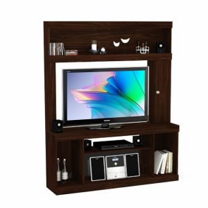 ESTANTE POLITORNO VOGUE 160201 TV 42 - MARRON OSCURO