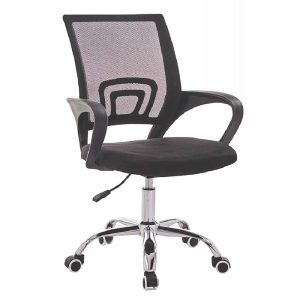 SILLA MESH DE OFICINA LEVEL COLOR NEGRO