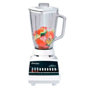LICUADORA OSTER CLASICA 004172-051-000 10V 300W VASO DE VIDRIO COLOR BLANCO