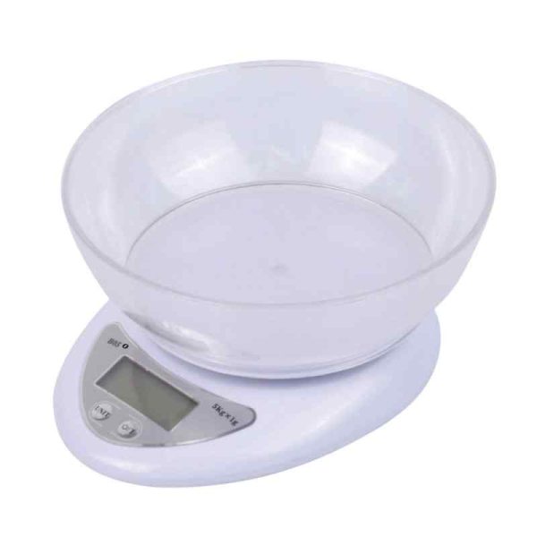 Balanza Digital de Cocina NAPPO con Bowl Capacidad Máxima 5kg Pantalla LCD