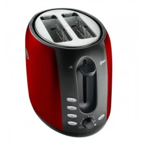 TOSTADORA OSTER P/ 2 REBANADAS TSSTTJC5BBKR-057 7 NIVELES DE TOSTADO ROJO 800W