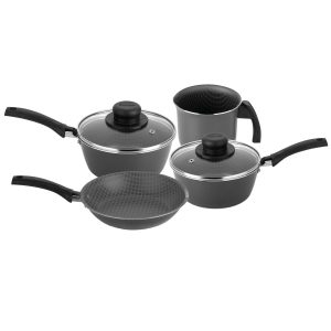 SET COCCION 4 PIEZAS - ESSENCIAL CACEROLA16/ CACEROLA 18/ SARTEN 18/ HERVIDOR 12