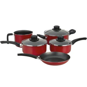 SET DE COCCION 5 PIEZAS - GOURMET SARTEN 22/ OLLA 16/ OLLA 18/ CACEROLA 20
