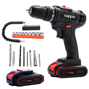 KIT TALADRO ATORNILLADOR INALÁMBRICO NHTI-175