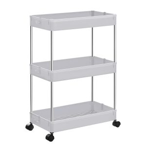 ESTANTE ORGANIZADOR 3 NIVELES DECOTEAM C/RUEDAS