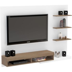 PANEL POLITORNO FRAIBURGO BLANCO/CASTAÑO 90722 HASTA TV 50"