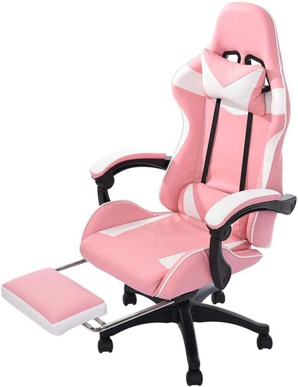 SILLA GAMER XTREME LEVEL C/ POSAPIES BC-ROSA - Imagen 2