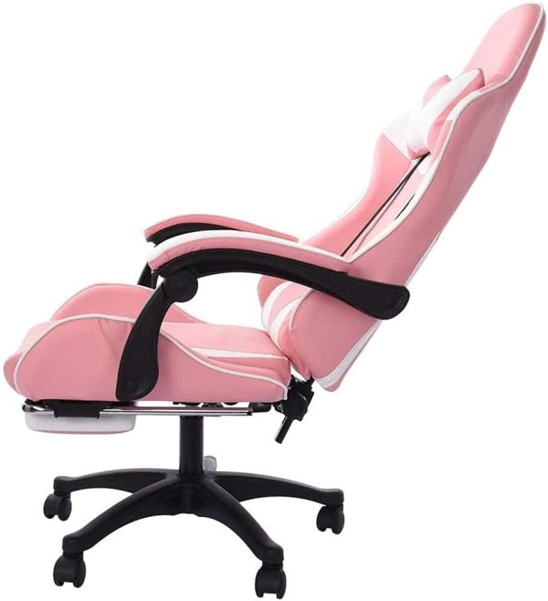 SILLA GAMER XTREME LEVEL C/ POSAPIES BC-ROSA - Imagen 3