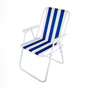 SILLA PLAYERA LEVEL A RAYAS AZULES