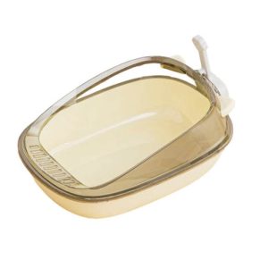 ARENERO CON OREJAS P/ GATOS (ABIERTO) CREMA