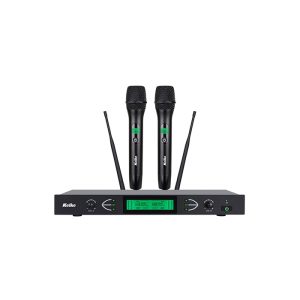 SISTEMA DE MICROFONOS CON UHF CON 2 CANALES KOLKE KPI-776