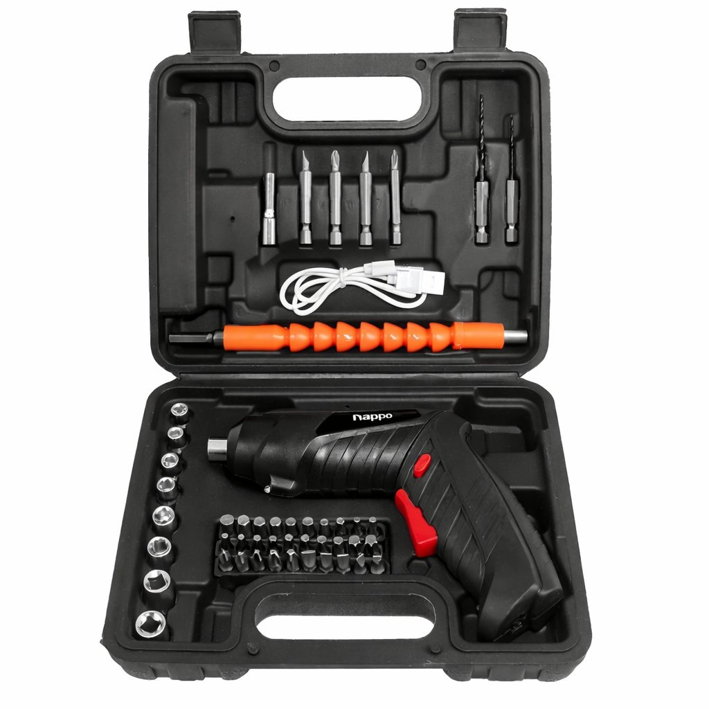 DESTORNILLADOR INALAMBRICO 46PCS NAPPO NHTI-299